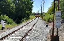 Prace przy rewitalizacji linii kolejowej nr 292 w rejonie st. Wrocław Swojczyce