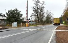 Przejazd kolejowo-drogowy w Płońsku. fot. Jacek Gackowski PLK