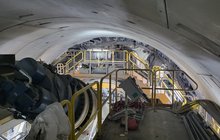 Wnętrze budowanego tunelu na linii kolejowej 104 fot. Piotr Hamarnik (4)