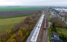 Pociąg i peron na stacji Gniewkowo, fot. Łukasz Bryłowski PKP PLK