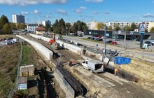 Przystanek Krosno Miasto Modernizacja przystanku kolejowego Krosno Miasto, 16.10.2026 r., fot. Łukasz Bryłowski (3)