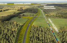 Wizualizacja układu torowego na dojeździe do planowanej elektrowni jądrowej. Autor: PLK Wizualizacja układu torowego na dojeździe do planowanej elektrowni jądrowej_PLK