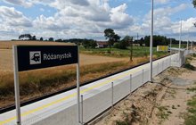 Różanystok - widok na nowy peron, Fot. Artur Lewandowski PKP Polskie Linie Kolejowe S.A.