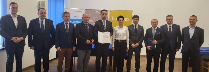 Podpisanie umowy na budowę linii kolejowej nr 622, na odcinku Szczyrzyc – Tymbark, w ramach projektu Podłęże-Piekiełko fot. Piotr Hamarnik