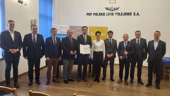 Podpisanie umowy na budowę linii kolejowej nr 622, na odcinku Szczyrzyc – Tymbark, w ramach projektu Podłęże-Piekiełko fot. Piotr Hamarnik