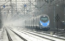 Pociąg na trasie Piastów-Pruszków
