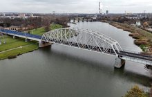 Most na małej obwodnicy kolejowej w Krakowie, widok z lotu ptaka, fot. Piotr Hamarnik (2)