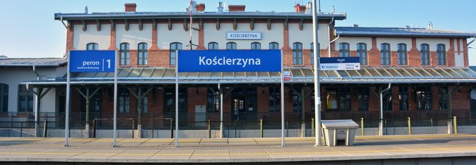 Zdjęcie do informacji prasowej - stacja kolejowa Kościerzyna