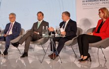 Ireneusz Merchel, prezes PLK SA, na debacie podczas III Kongresu Rozwoju Kolei; fot. Kamila Turel PLK SA (2)