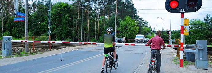 Przejazd kolejowo-drogowy ul. Malownicza Łódź fot. Rafal Wilgusiak PLK SA