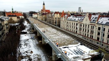 Budowa wiaduktu oraz nowego przystanku Kraków Grzegórzki 