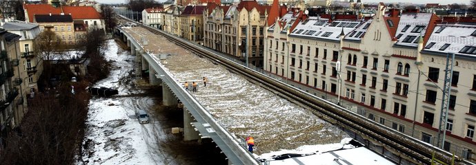 Budowa wiaduktu oraz nowego przystanku Kraków Grzegórzki 