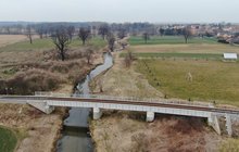 Widok z drona na most kolejowy w Pszennie, fot. P. Mieszkowski, A. Lewandowski (2)