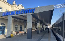 Pociąg na peronie Lublin Główny, fot. Anna Znajewska-Pawluk