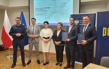 Podpisanie umowy w Mszanie Dolnej na linię Rabka Zaryte – Mszana Dolna – Fornale (Kasina Wielka); fot. Piotr Hamarnik PLK SA