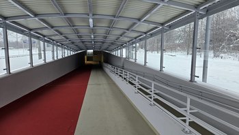 Przejście pieszo-rowerowe pod torami w stacji Dąbrowa Górnicza Strzemieszyce, fot. Przemysław Bulski (1)