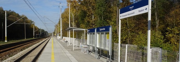 Przystanek Zygmuntów Przystanek Zygmuntów fot. Adam Gawlik PLK SA