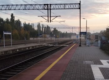 Stacja Kępno, tory, perony fot. Emilia Jasińska PLK