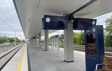 Tablice systemu dynamicznej informacji pasażerskiej na przystanku Radom Wschodni, fot. Anna Znajewska-Pawluk