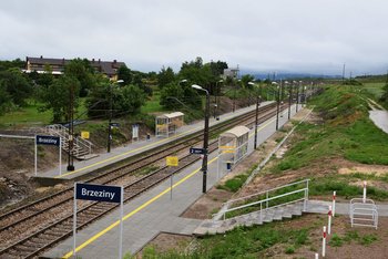 Przystanek Brzeziny na trasie Kielce - Busko-Zdrój