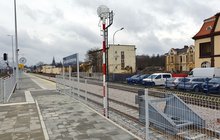 Wejście na zmodernizowany peron nr 1a na stacji w Skarżysku-Kamiennej, fot. Piotr Hamarnik