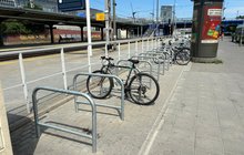 stojaki rowerowe, IZ Poznań, autor Jakub Gorzkowski