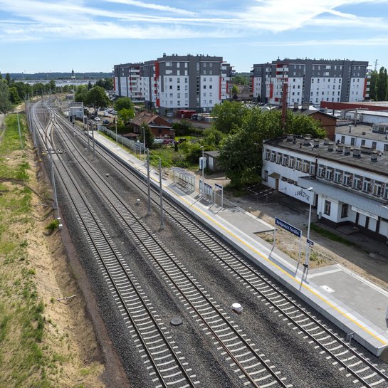 Peron nr 1 na przystanku Bydgoszcz Fordon, fot. Łukasz Bryłowski, PLK SA 1