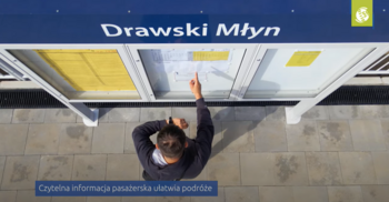 Kadr z filmu: Linia kolejowa Poznań - Szczecin nie do poznania! Efekty inwestycji