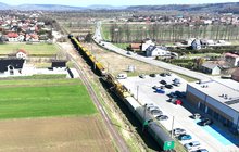 Roboty torowe na odc. Stary Sącz - Piwniczna (l. nr 96), fot Krzysztof Dzidek 