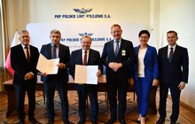 Podpisanie umowy między PLK a Zespołem Szkół Powiatowych w Drzewicy 