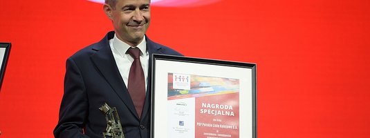 Prezes PLK SA z nagrodą.