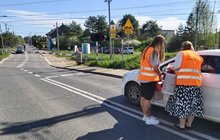 Katowice, przejazd kolejowo-drogowy ul. Słonecznikowa akcja bezpieczny przejazd fot. Katarzyna Głowacka (2)