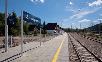 Stacja kolejowa Zakopane Spyrkówka fot. Arkadiusz Mstowski Ermat Group