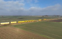 Linia nr 204, prace maszyny PUN, na odcinku Stare Pole – Gronowo Elbląskie_1 fot D.Strzemkowski (2)