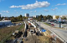 Przystanek Krosno Miasto Modernizacja przystanku kolejowego Krosno Miasto, 16.10.2026 r., fot. Łukasz Bryłowski (2)