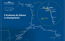 mapa Piekiełko Podłęże Gdów