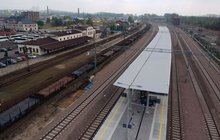 Zmodernizowany peron w Trzebinii, fot. Piotr Hamarnik