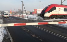 Przejazd kolejowy na ul. Działkowców we Wrześni, fot. Radosław Śledziński