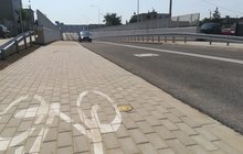 Ścieżka rowerowa pod linią kolejową Wrocław-Poznań, fot. Radek Śledziński