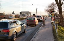 Przejazd kolejowo-drogowy na ul. Warszawskiej w Tomaszowie Maz. fot. Radosław Radziszewski PLK