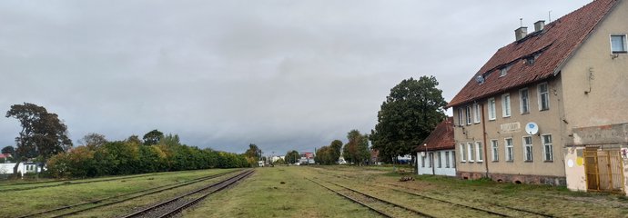 Stacja kolejowa w Mrągowie fot. Martyn Janduła