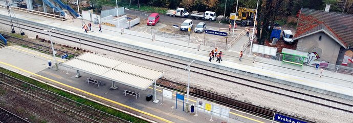 Zdjęcie do informacji prasowej - stacja Kraków Bieżanów