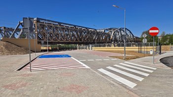 Nowa infrastruktura drogowa przy moście kolejowym w Przemyślu, fot. Kamil Mergel (2)