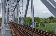 Most na Bugu, granica polsko-białoruska, tor normalny i szeroki fot. Marcin Szot