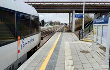 Pociąg na stacji Gdańsk Kokoszki. fot. Przemysław Zieliński PLK