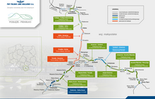 Podłęże - Piekiełko - mapa PLK SA