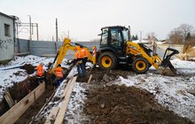Budowa LCS w Białymstoku, 12.01.2021, Tomasz Łotowski, źródło PKP Polskie Linie Kolejowe S.A.