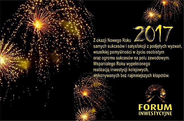 Kartka z życzeniami noworocznymi od przedstawicieli Forum.
